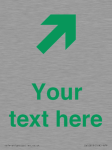 Custom Safe Condition inverse: Green Up right arrow